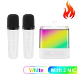 altavoz inalámbrico con Bluetooth 5,3 PA, máquina de Karaoke HIFI envolvente, Subwoofer, Boombox, sistema KTV DSP, luces ambientales coloridas