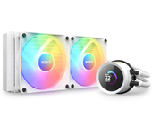 REFRIGERACION LIQUIDA NZXT KRAKEN 240MM | RGB FAN | BLANCO | DISPLAY LCD