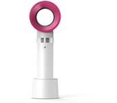 Mini ventilador portátil recargable por USB para extensiones de pestañas, ventilador de aire acondicionado para extensiones de pestañas esenciales (blanco)