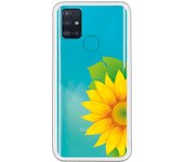Funda compatible con Samsung Galaxy M51 - Medio Girasol
