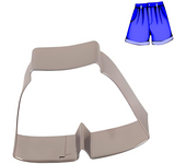 Cortador Metálico Pantalón de Utensilios para Galletas