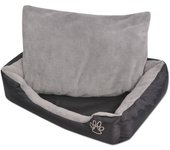 Cama para perro con juguete Acostado Talla S Negra