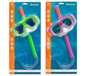 Bestway Conjunto Mascara y Tubo Junior Correa Anatomica Color Surtido +7 Años Playa y Piscina 24035