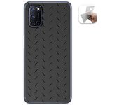 Tumundosmartphone Funda Gel Tpu para Oppo A52 / Oppo A72 diseño Metal Dibujos