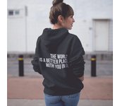The World Is A Better Place With You In It Hoodie Casual Women Long Sleeve Mental Health Hoody Pullovers