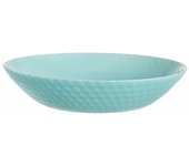 Plato Hondo Luminarc Pampille Turquesa Vidrio (20 cm)