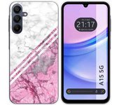 Funda Silicona para Samsung Galaxy A15 4G / 5G diseño Mármol 03 Dibujos