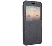 Tumundosmartphone Funda Flip Nillkin Piel Negra Samsung Galaxy Alpha G850F