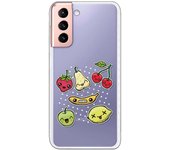 Funda compatible con Samsung Galaxy S21 - S30 (4G/5G) - Frutas Sticker