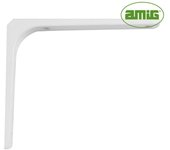 Amig Escuadra de Carpintería Ángulo de Acero Blanco 2-50x50 AMIG