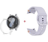 2in1 case+strap official-website Strap for Samsung Galaxy Watch 7 FE 44mm 40mm Silicone Bracelet Galaxy smartwatch band