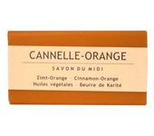 Savon Du Midi Jabon En Pastilla De Canela Y Naranja 100Gr. Bio
