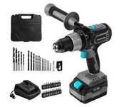 Cecotec CecoRaptor Perfect ImpactDrill 2020 Brushless Ultra. Taladro Atornillador Perforador y Percutor de Batería de 20 V y 2000 mAh Velocidad 2000 rpm