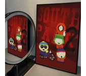 South Cartoon Parke Good Quality Prints and Posters Whitepaper Sticker DIY Room Bar Cafe Vintage Decorative Painting