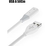 Stylus Charger Wire USB A/Type-C Charging Line Male To Female Extension with Indicator Light for Apple Pencil Generation 1