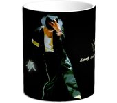 Taza Michael Jackson. Thriller. Billy Jean. Beat it. Bad. Dangerous. Jam. Black or White. Heal the World. Musica. Rock. Pop