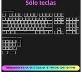 PBT Keycaps 119 Keys OEM Profile Set Custom Keycap for Key Caps Pudding keycap For MX Switch Mechanical