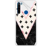Funda compatible con Xiaomi Redmi Note 8T - mármol cruces