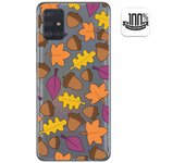Tumundosmartphone Funda Gel Transparente para Samsung Galaxy A51 diseño Otoño Dibujos
