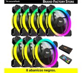 Darkflash DR11 Rgb Fan Ventoinha PC Controladora 120mm Computer Case Fan Kit 6pin Water Cooler CPU Cooling Fans Argb Ventilador