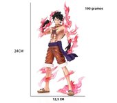 One Piece Anime figure hand flow cherry Lufei and the country animation peripheral model decoration baseless