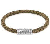 Guess Pulsera Hombre Mare Magnum De Acero Plateado
