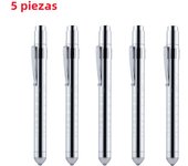 Portable Mini LED Flashlight Work Light Medical First Aid Pen Light Torch with Pupil Gauge Measurements Doctor Nurse Penlight