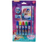 Molto Set Papelería 9 Piezas Shimmer And Shine - Estuches y Cajas de Lápices