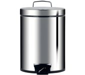 Papelera cubo pedal 12 litros inox brillo brabantia