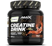 Creatine Creapure Black Powder Drink | Varios Sabores | 350g | Mejora el rendimiento físico | Amix Nutrition