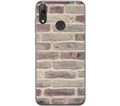 Tumundosmartphone Funda Gel Tpu para Huawei Y7 2019 diseño Ladrillo 01 Dibujos