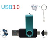 USB 3.0 Pen Drive OTG 3 IN 1 Type-c 3.0 Usb Flash Drive 8GB 16GB 32GB PenDrive 64GB 128GB Flash Usb Memory