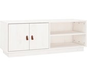 vidaXL Mueble de TV de madera maciza de pino 105x34x40 cm, Mueble de Salon, Mueble TV, Mueble TV salon, Mesa de TV, Mueble tele