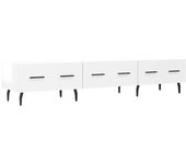 Mueble TV combinadoMueble de TV madera de ingeniería blanco brillo 150x36x30 cm