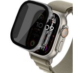 Tempered Glass+Privacy case for Apple Watch ultra 2 49mm 44mm 40mm 45mm Anti-Spy Screen Protector Cover iWatch series SE 6 8 7 9