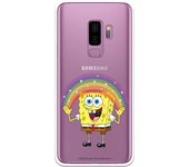 Funda original compatible con Samsung Galaxy S9 Plus - Bob Esponja Arcoiris
