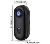Cámara Vlog 4K HD Mini Bodycam discreto inalámbrico Ultra compacto UHD acción grabadora de voz impermeable videocámara deportiva subacuática