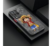 O-One P-Piece Zoro Luffy Cover For OPPO A98 A96 A94 A77 A74 A72 A55 A53S A52 A16S A15 A9 2020 Frosted Translucent Phone Case
