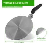 Heat Diffuser Plate Stainless Steel Induction Adapter Plate 13cm/20cm Round Heat Diffuser Cookware Pan for Gas Cooker Gas Stove