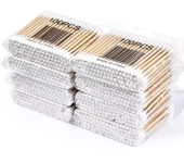 Wholesale 300/500/1000pcs Double Head Cotton Swab Women Makeup Cotton Buds Tip  Wood Sticks Nose Ears Cleaning Health Care Tools