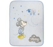 manta raschel mickey para cuna