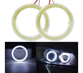 1 Pair COB Angel Eyes LED Car Halo Ring Lights 12V Red Headlight 60MM 70MM 80MM 90MM 100MM 110MM 120MM 130MM 140MM Car Light