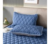 2 Pieces Waterproof Pillowcase Anti Stain Machine Washable Pillow Cover Bedroom Decoration Suitable For With Children And Pets