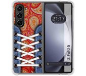 Funda Silicona Antigolpes para Samsung Galaxy Z Fold 5 5G diseño Zapatillas 10 Dibujos
