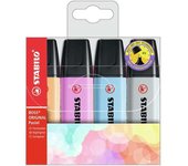 Stabilo Boss 70 Pack 4 Rotuladores Fluorescentes Pastel Recargables
