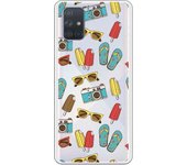 Funda compatible con Samsung Galaxy A71 - Patron summer