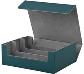 Trading card storage box, can hold 1800+ single decks, magnetic closure PU leather card box, fits for MTG, TCG,Yugion cards