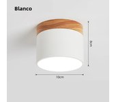 Household ceiling lamp entrance bay window balcony aisle corridor solid wood ceiling lamp ceiling LED surface mounted downlight