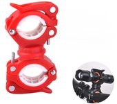 Bicycle Light Bracket 360°Rotation Flashlight Mount Holder Universal Quick Release LED Torch Headlight Torch Stand Mount Holder