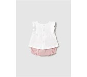 Moda infantil niña MAYORAL 1.255 069 CONJUNTO SHORT ROSA BABY 35478 25V